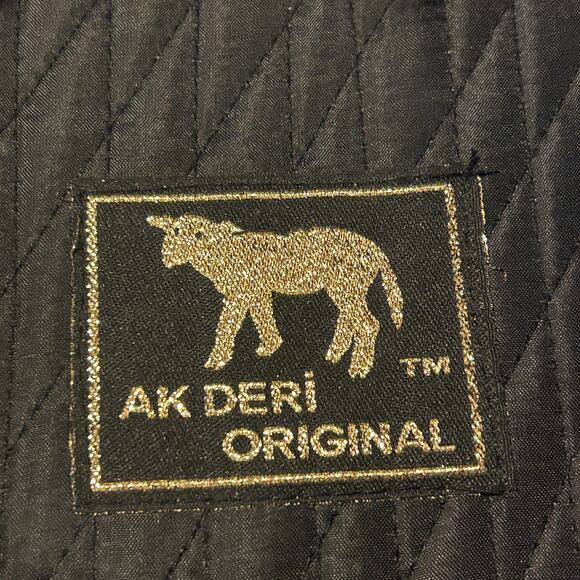 Men’s Papakha Hat Ak Deri Orginal 100% Lambskin fur and leather size 60 - Picture 2 of 6